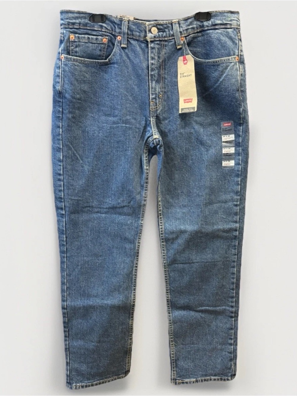 Levis 514 Straight Fit Jeans Stretch W34 L32 #5832